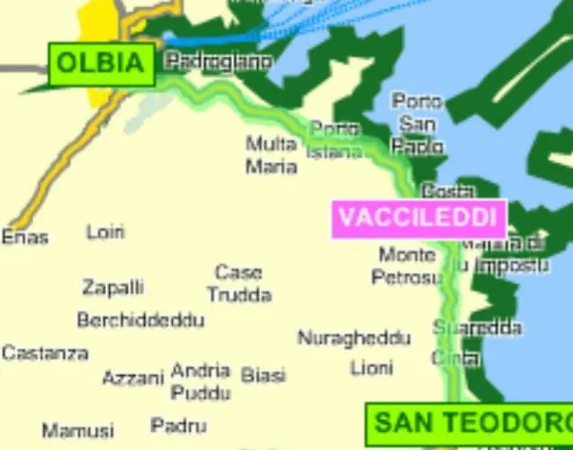 Sardegna Casa Al Mare San Teodoro Vaccileddi Nyaraló